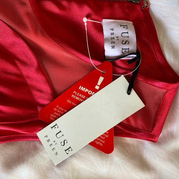 Fuchsia Pink Cocktail Dress by PREEN - Picture 5 of 5